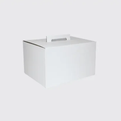 Large White Gable Box