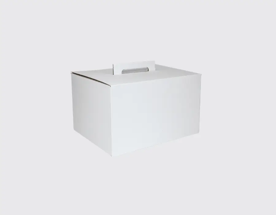 Large White Gable Box