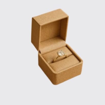 Luxury Kraft Natural Ring Box