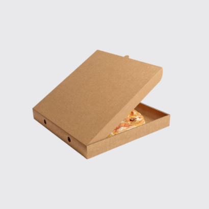 Plain Brown Pizza Box 8″