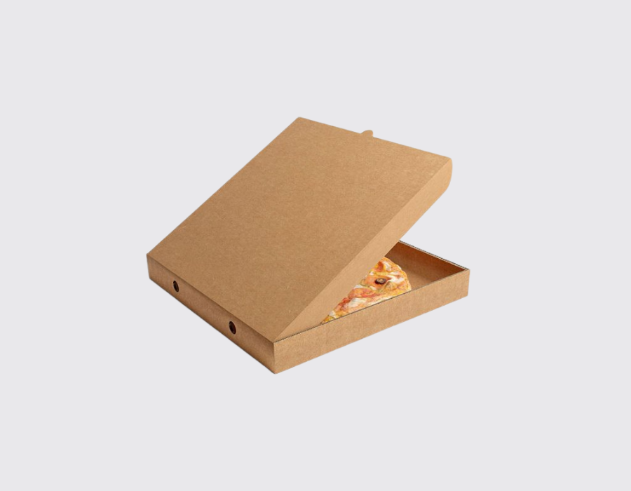Plain Brown Pizza Box 8″