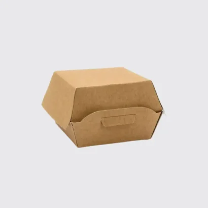 Small Kraft Burger Box